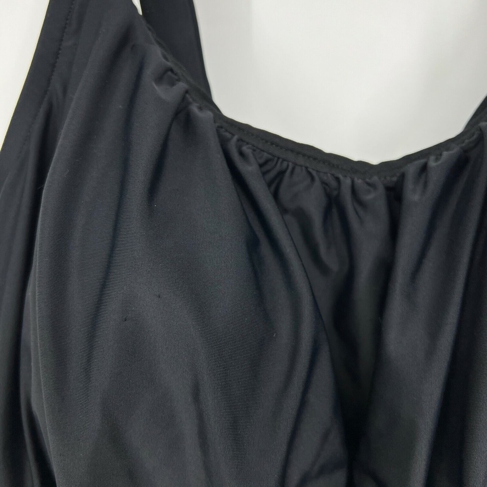 Ava & Viv Swim Dress Black One Piece Built In - Picture 5 of 12